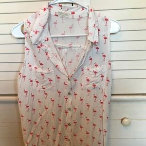 Size large flamingo tank